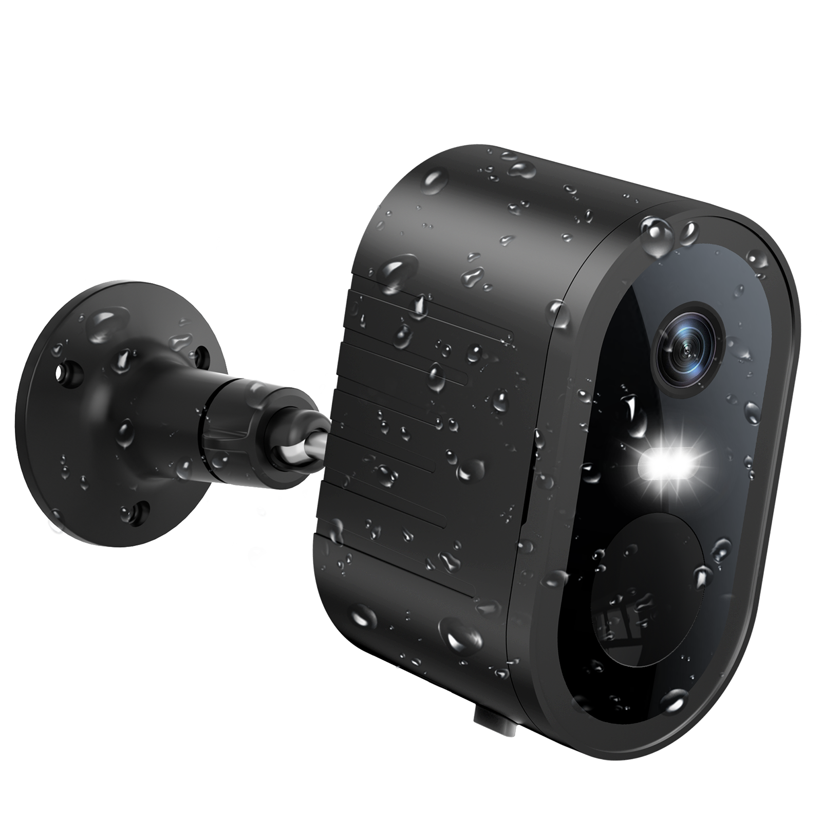 Balck color 4MP WiFi Rechargeable Battery Security Outdoor and Indoor Camera