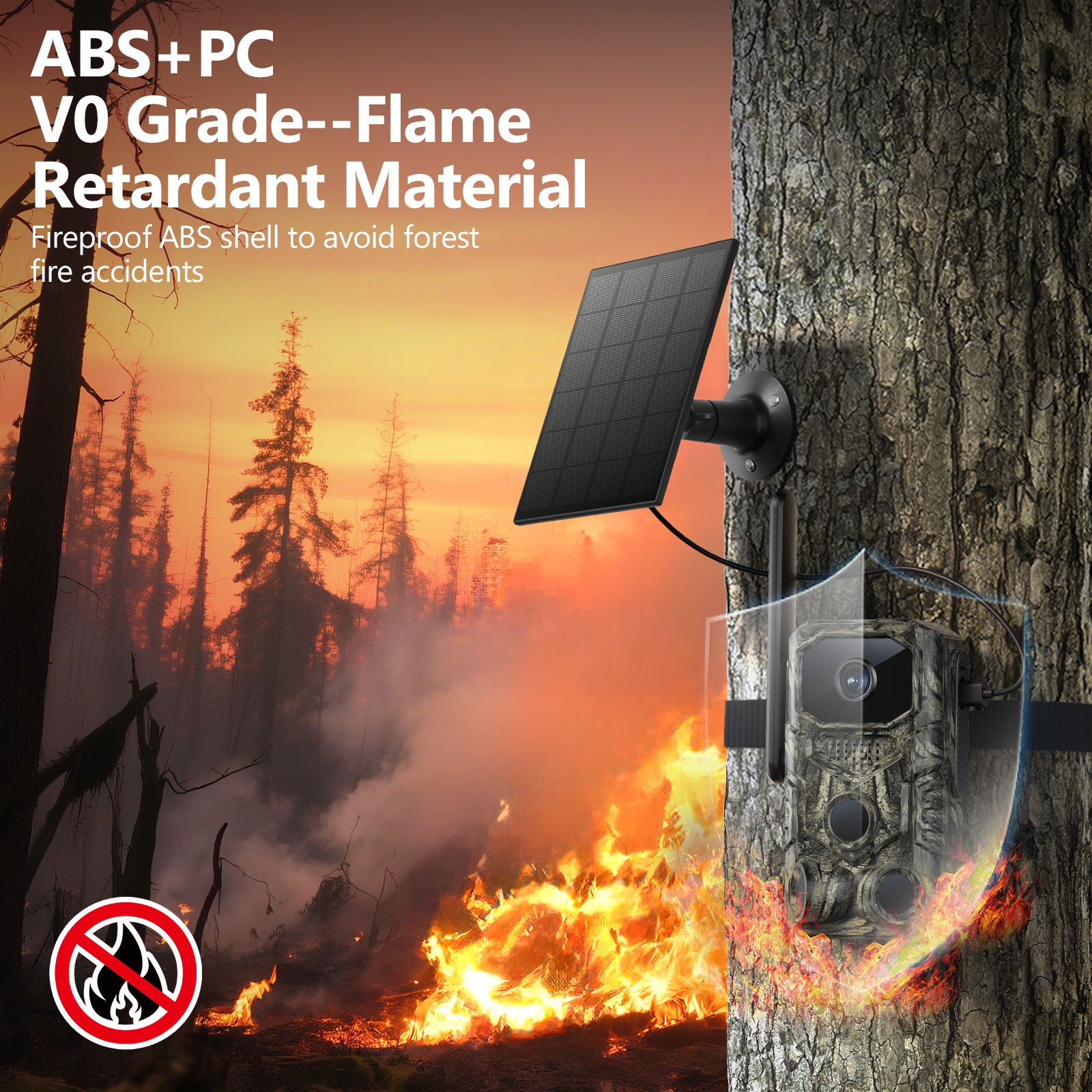 4G LTE GPS Hunting Outdoor Trail Camera Wide Angle 4MP Camouflage Wildlife Deer Monitoring Solar Hunt Camera