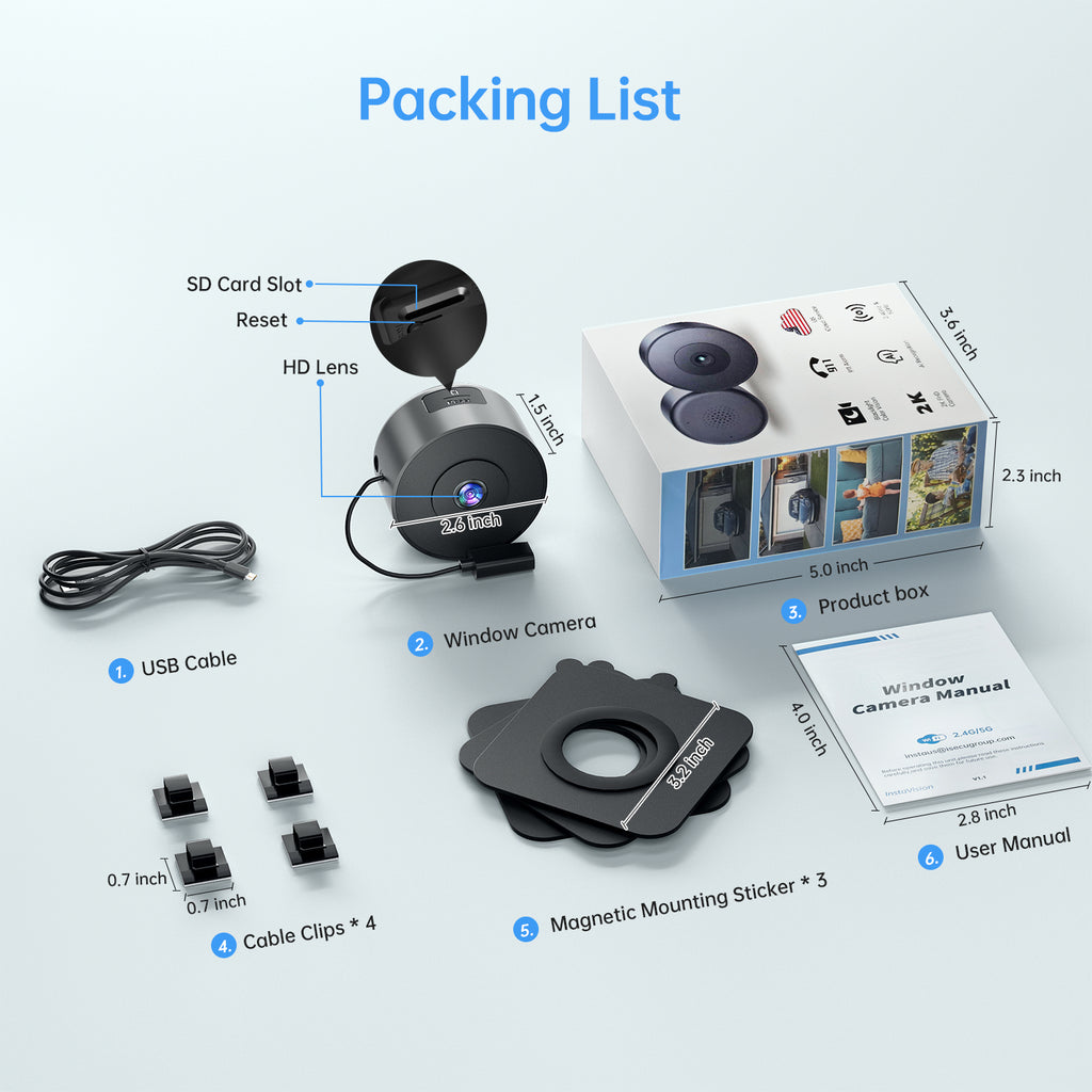 AI Connected W'911 Call Integrated Chatgpt Wifi Pet Vehicle Alert Window Camera