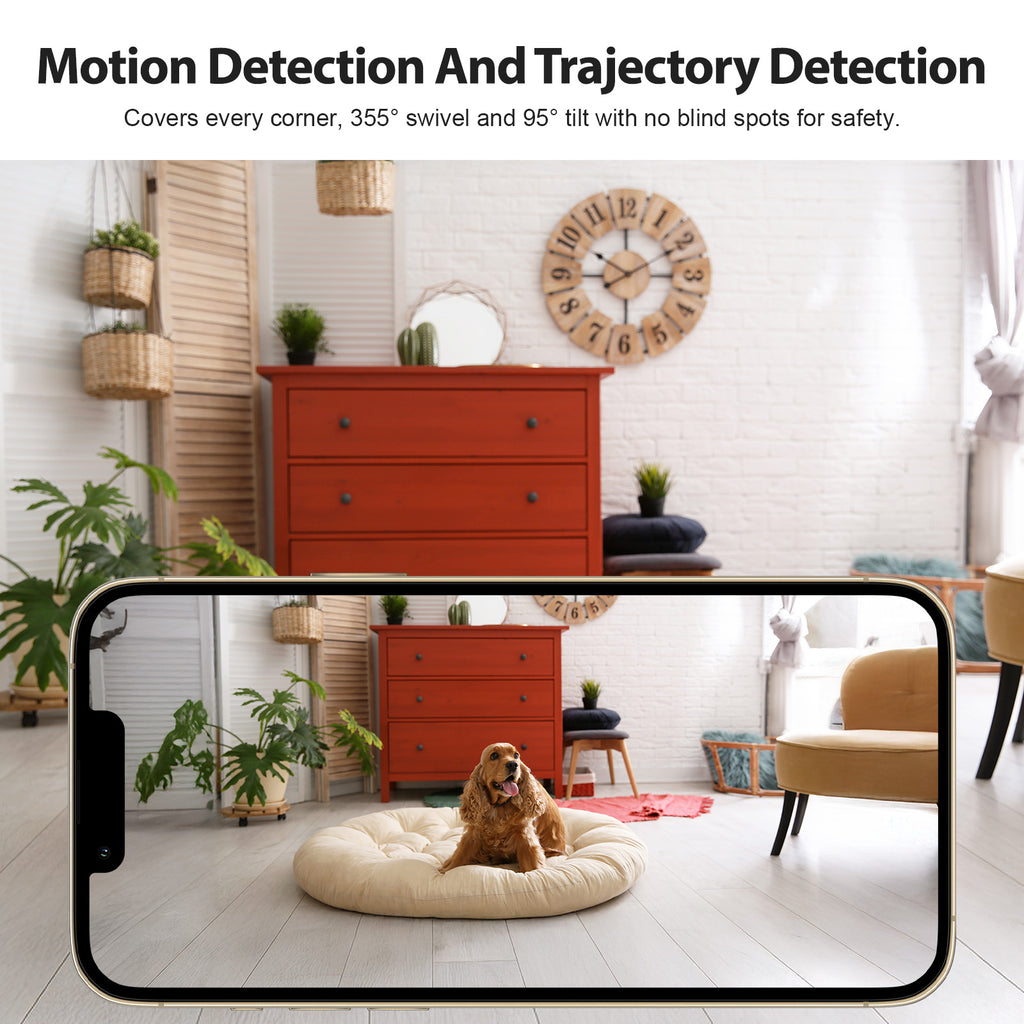 AI 2MP PTZ Bulb Camera WiFi Indoor Network Security Camera