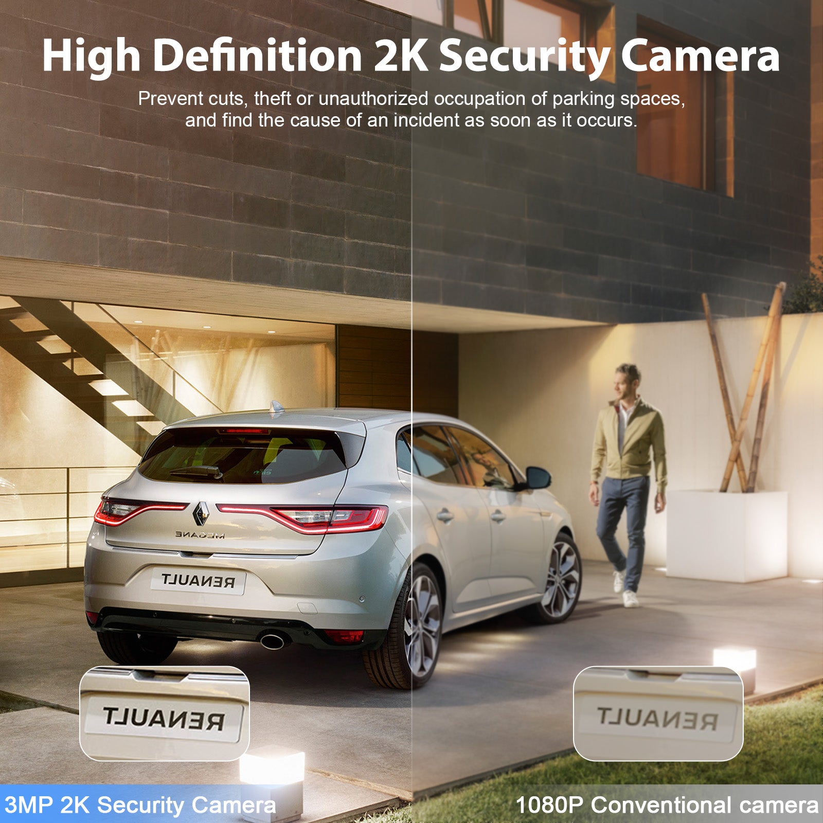 3MP Light Bulb PTZ WiFi Indoor E27 Network Security Camera