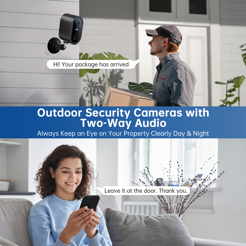 Hot Sale 3MP AJcloud WiFi Rechargeable Battery Security Outdoor Camera with Solar Panel