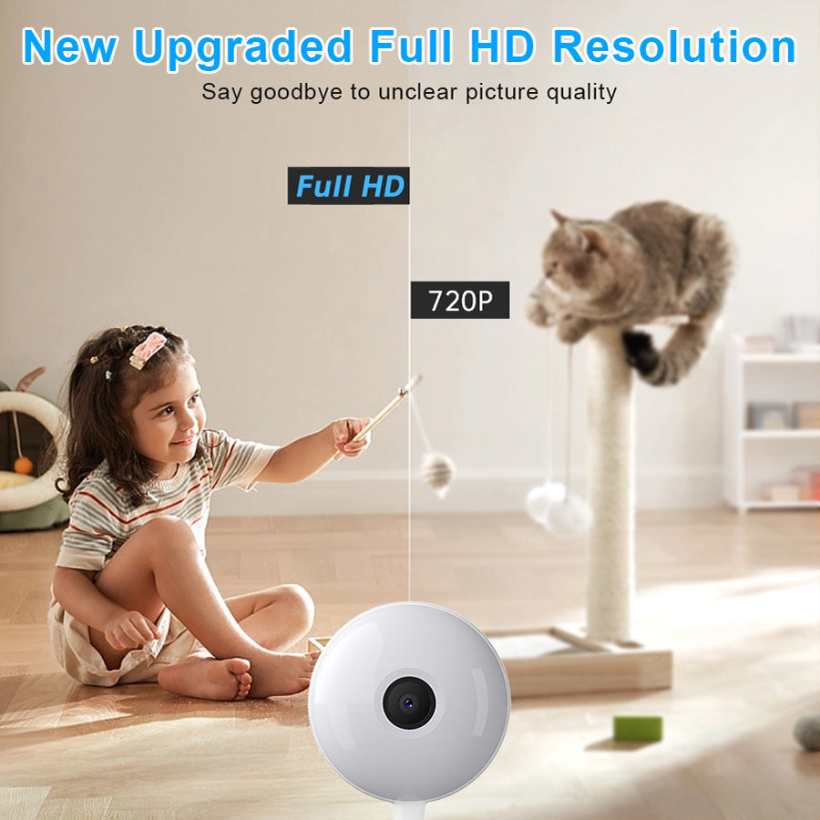 AI 3MP Lollipop Shape Window Cam WiFi Baby Monitor Pet Cam Wifi AI Smart Camera