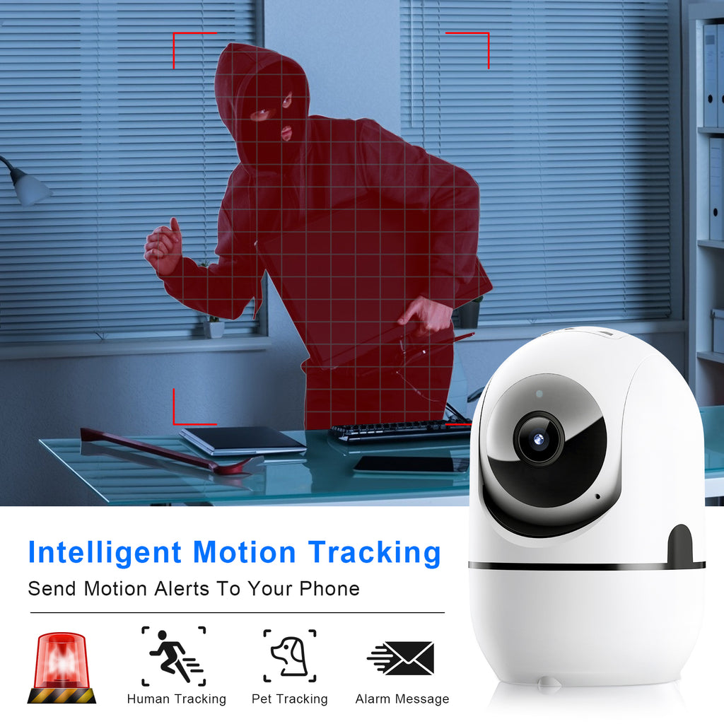 AI 3MP PTZ WiFi Indoor Baby Monitor Network Security Camera