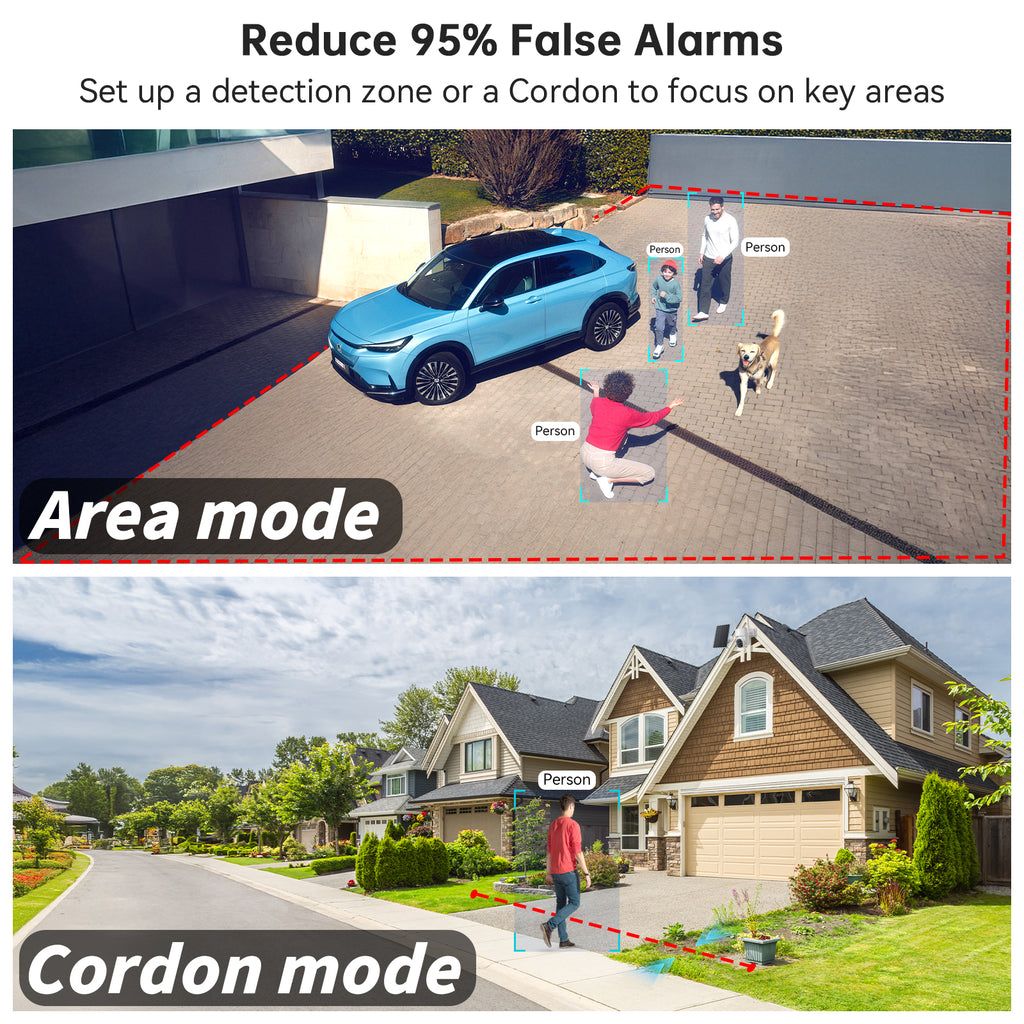 Outdoor Black 4MP WiFi Rechargeable Battery Security Outdoor Camera with Solar Panel