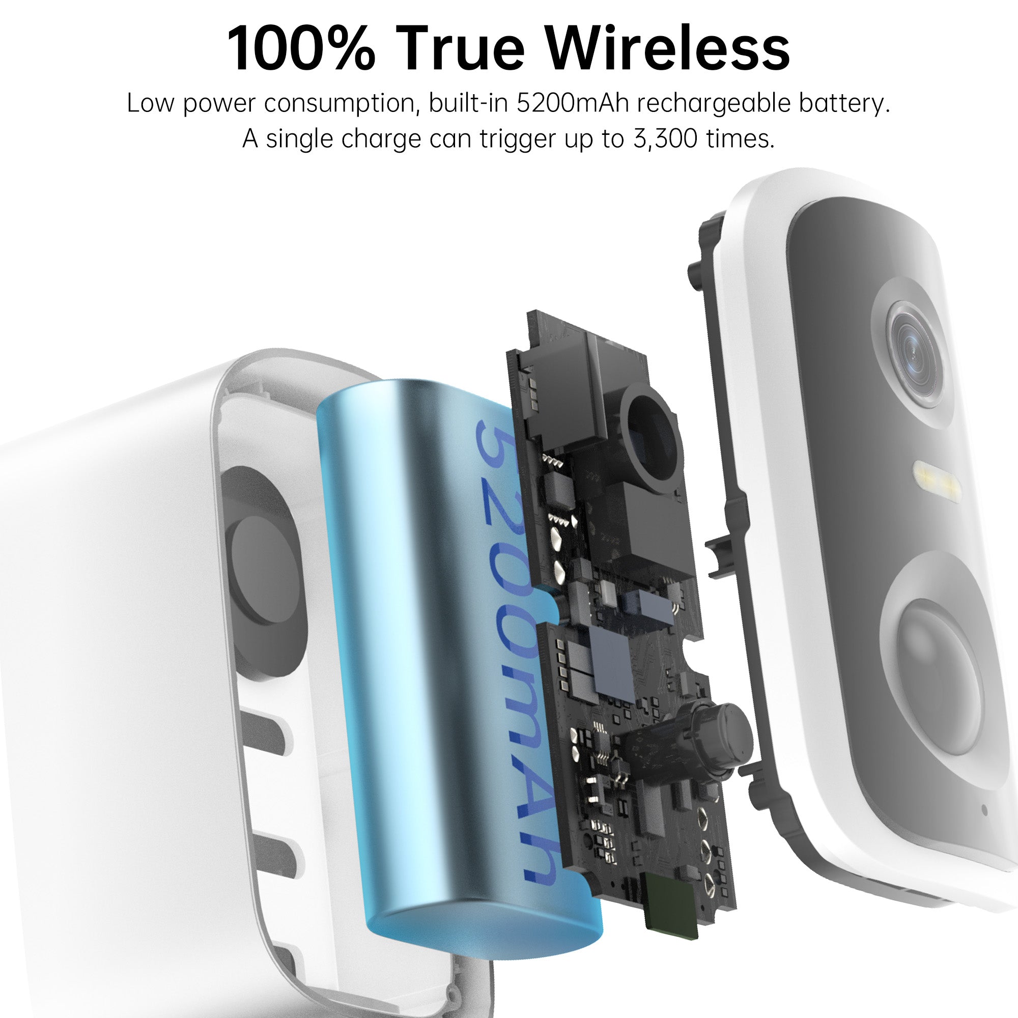 4MP WiFi Rechargeable Battery Security Outdoor Camera