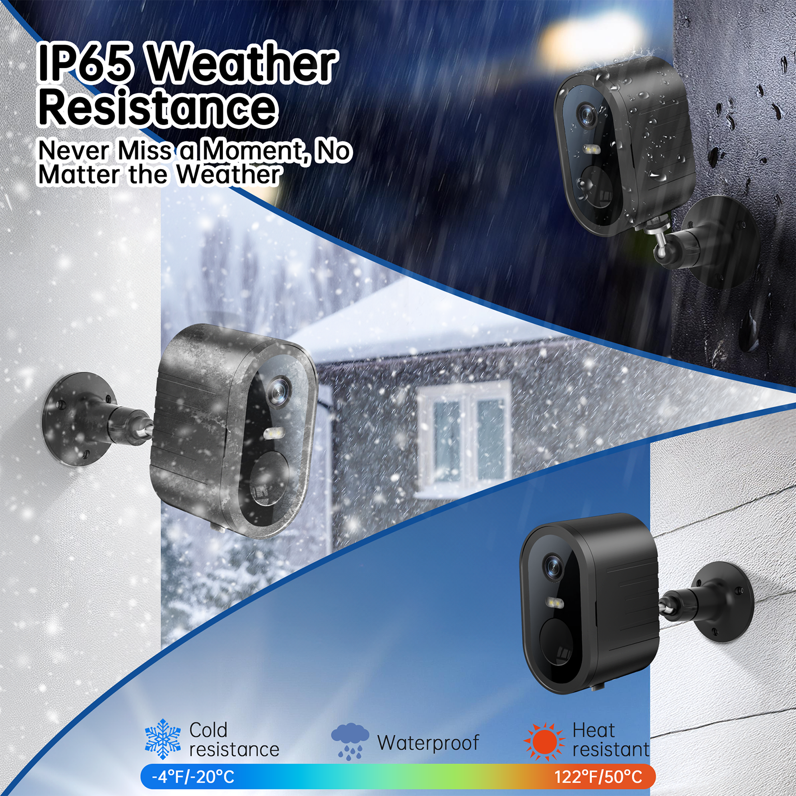 Hot Sale 4MP WiFi Rechargeable Battery Security Outdoor Camera with Solar Panel