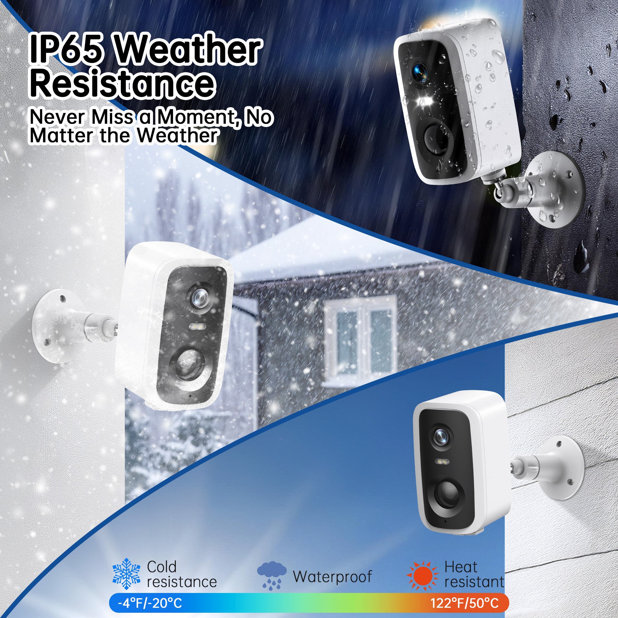 4MP WiFi Rechargeable Battery Security Outdoor Camera