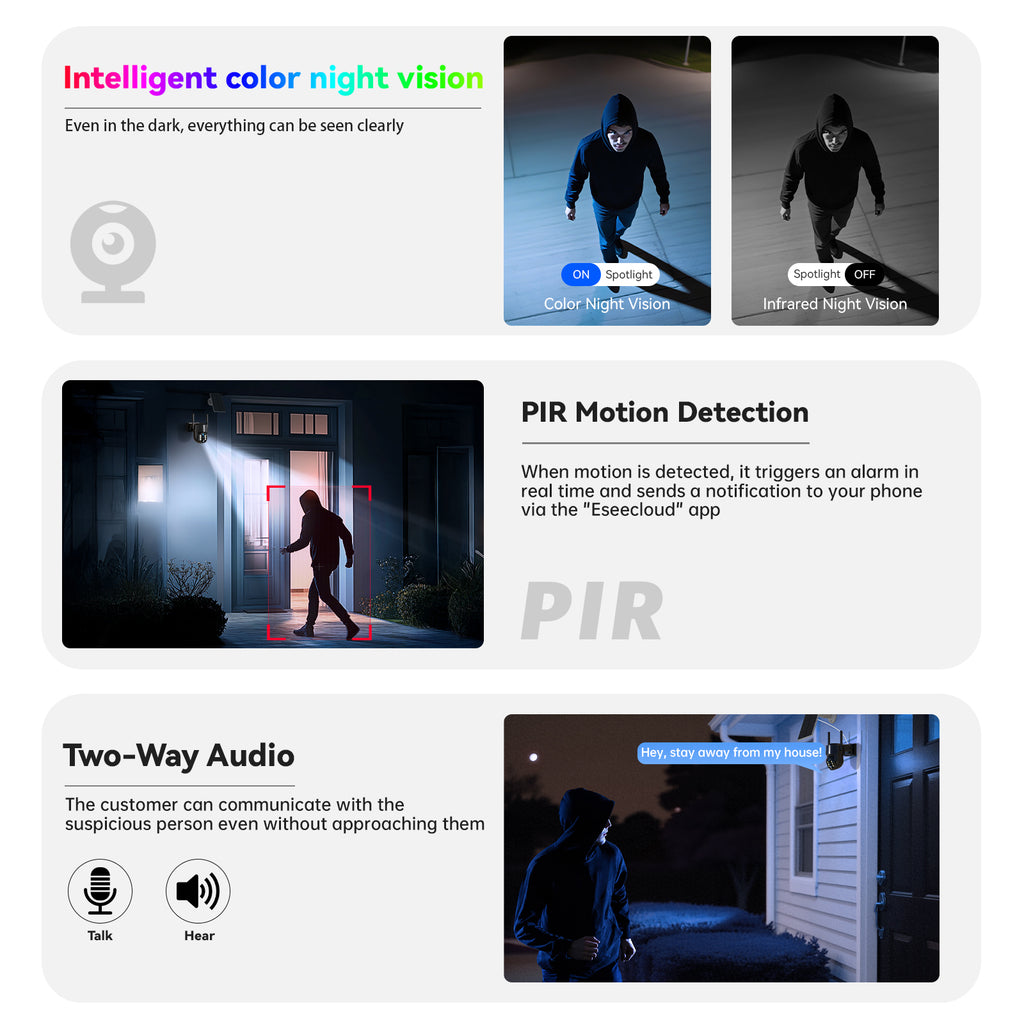 4G Salar Camera Rechargeable Battery PTZ Security Outdoor Camera 4MP