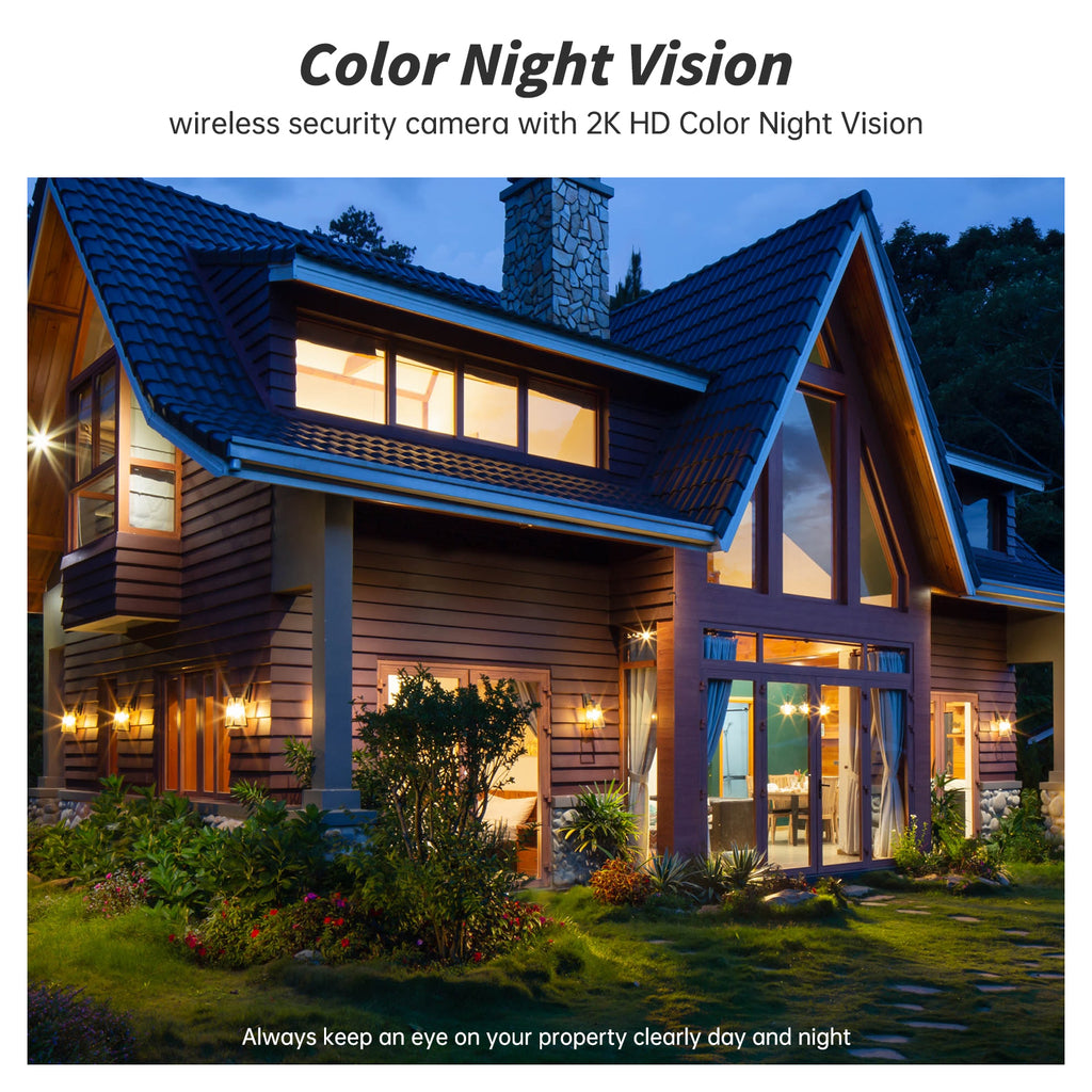 4MP WiFi Rechargeable Battery Security Outdoor and Indoor Camera