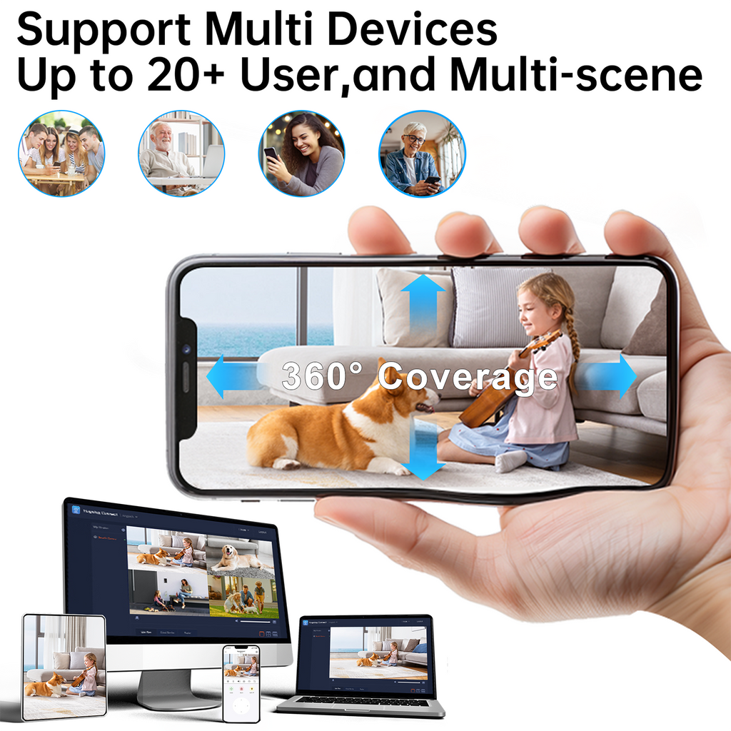 Hot Sale white 4MP WiFi Rechargeable Battery Security Outdoor Camera with Solar Panel