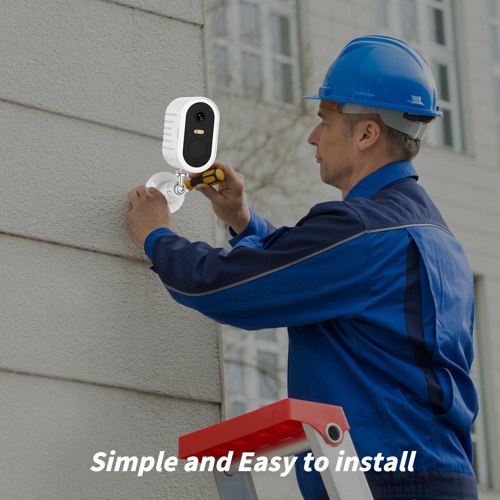 Hot Sale white 4MP WiFi Rechargeable Battery Security Outdoor Camera with Solar Panel