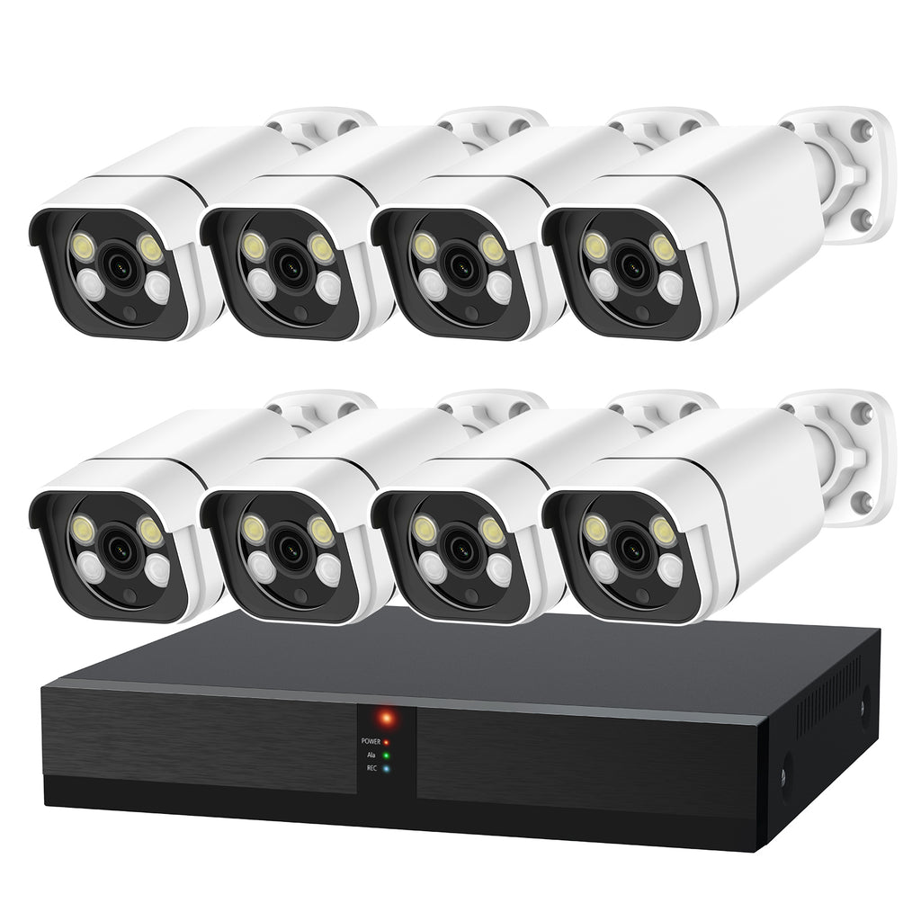 8CH IP POE CAMERA KIT