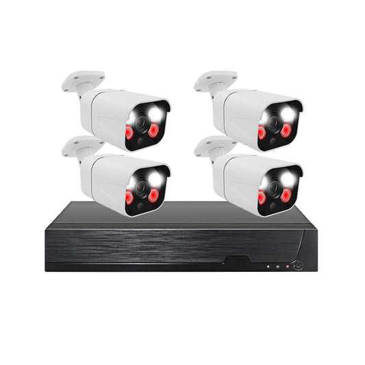 Smart 4K UHD Security System 4CH IP POE Camera Kit