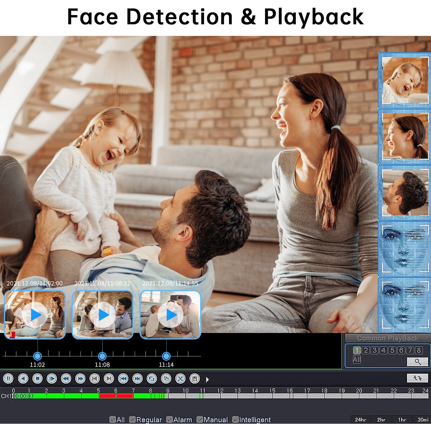 8CH IP POE CAMERA KIT