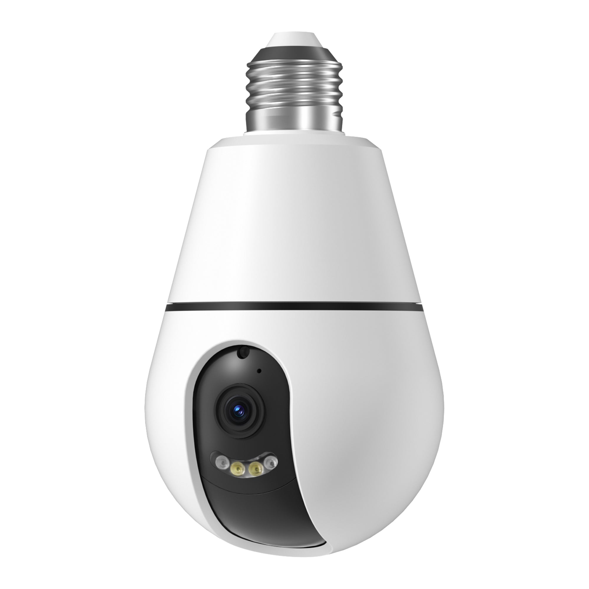 AI 2MP 1 Pack PTZ E27 Light Bulb  WiFi Indoor Network Security Camera