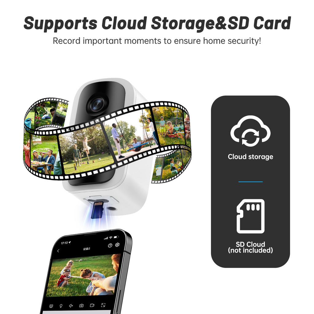 4MP WiFi Rechargeable Battery Security Outdoor Camera